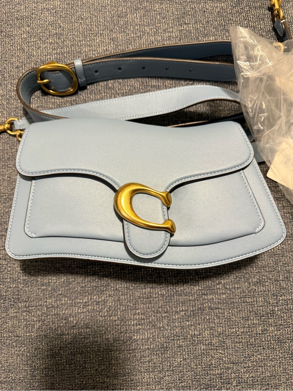 Coach twisted tabby in bluebell